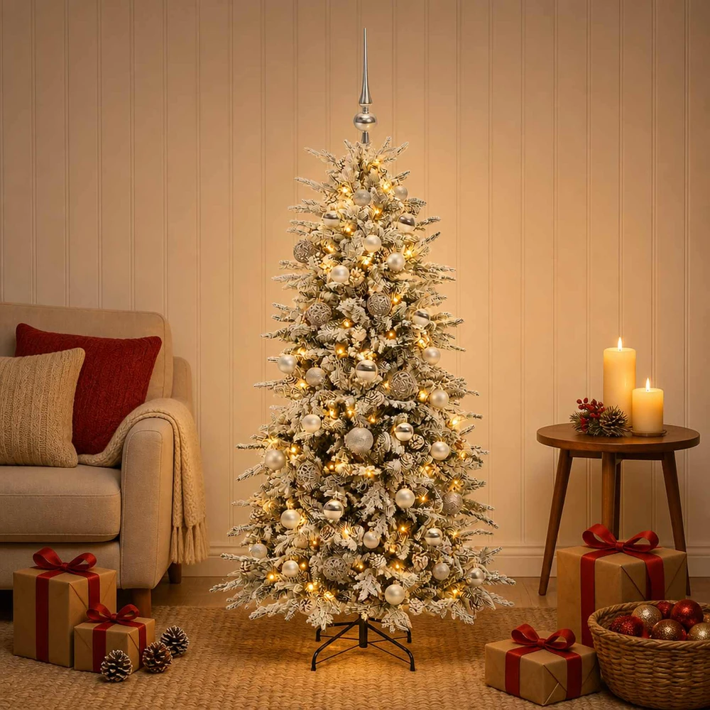Dirbtinė kalėdinė eglutė su rutuliuku 120 cm 150 LED