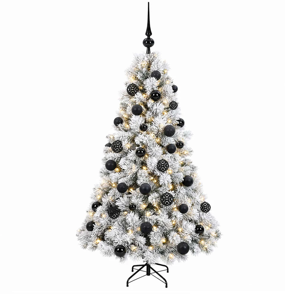 Dirbtinė kalėdinė eglutė su rutuliuku 120 cm 150 LED