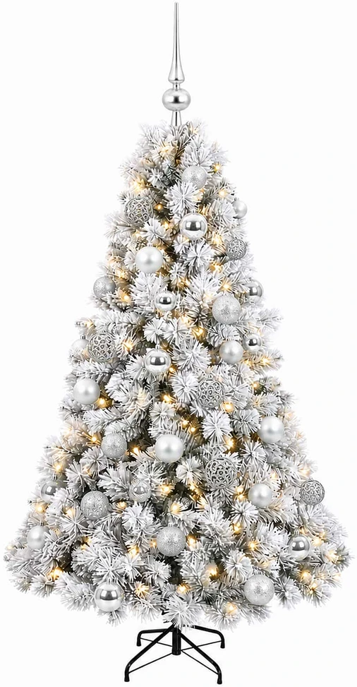 Dirbtinė kalėdinė eglutė su rutuliuku 120 cm 150 LED