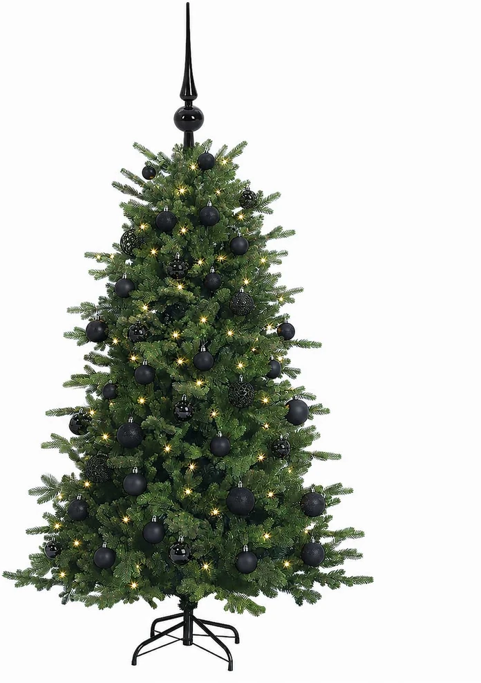 Dirbtinė kalėdinė eglutė su rutuliuku 120 cm 150 LED