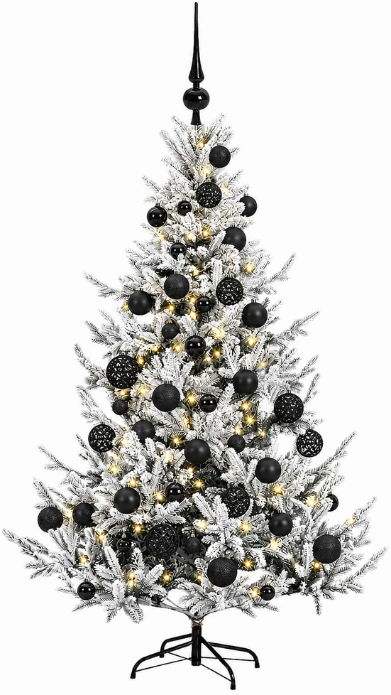 Dirbtinė kalėdinė eglutė su rutuliuku 120 cm 150 LED