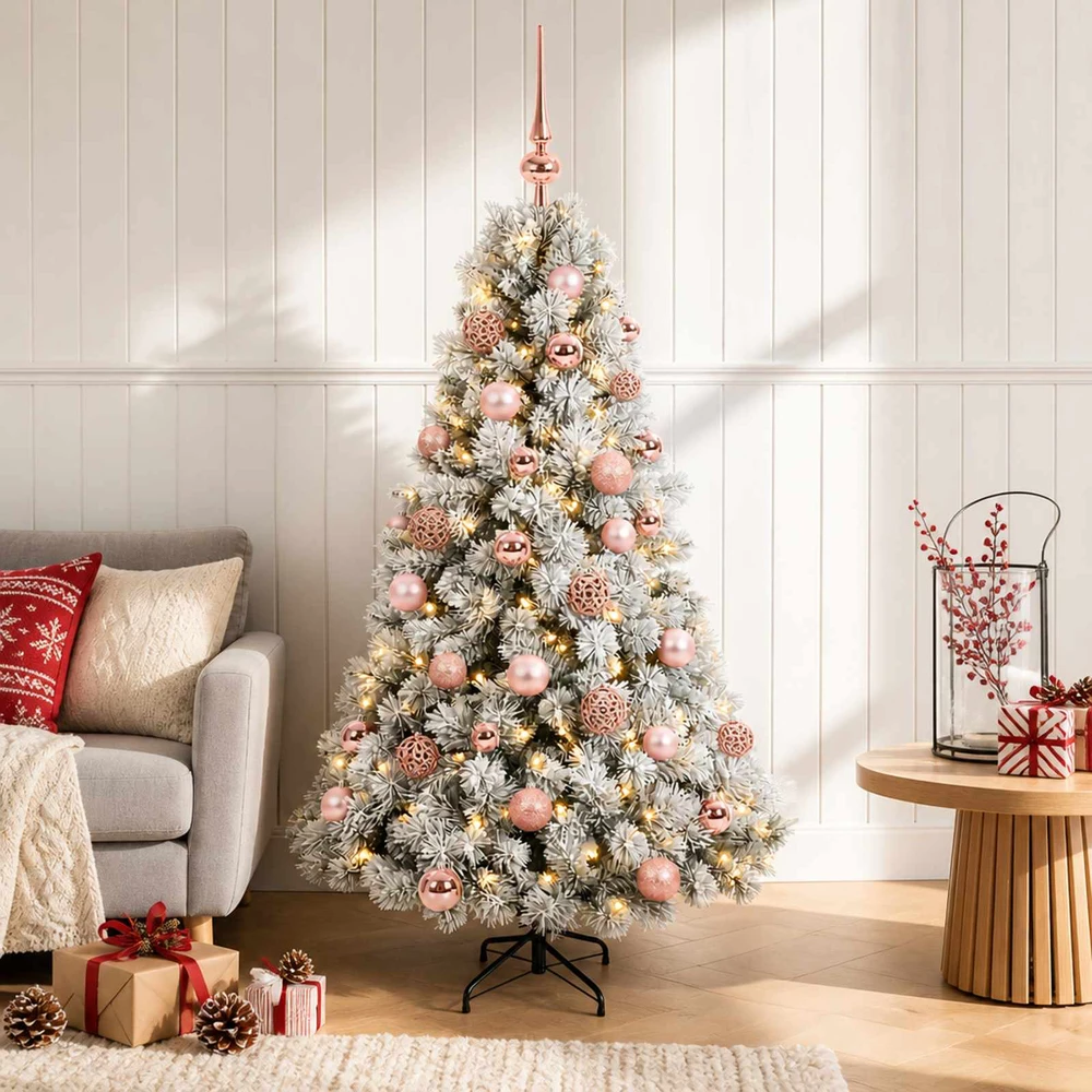Dirbtinė kalėdinė eglutė su rutuliuku 120 cm 150 LED