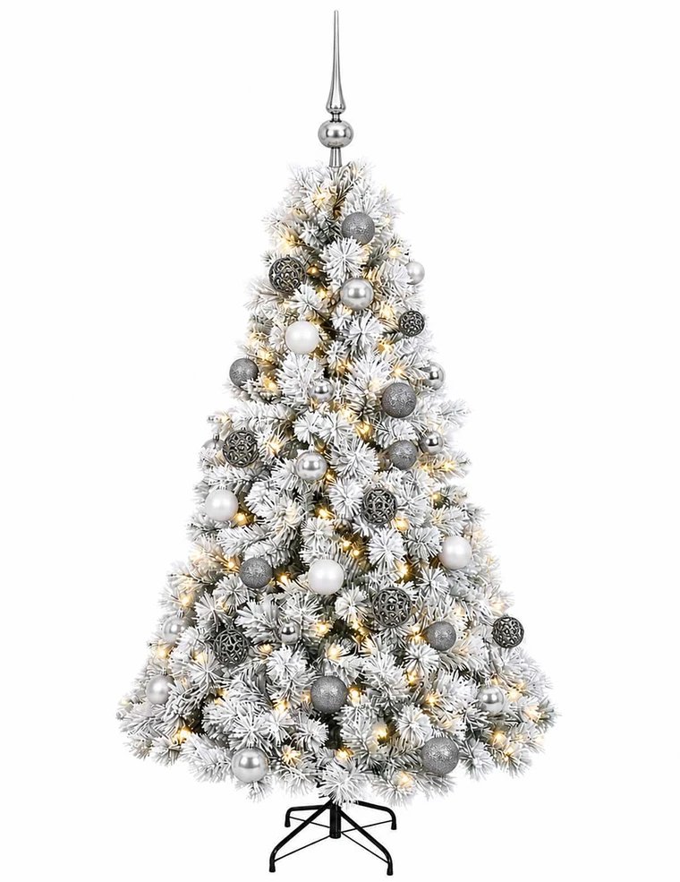 Dirbtinė kalėdinė eglutė su rutuliuku 120 cm 150 LED