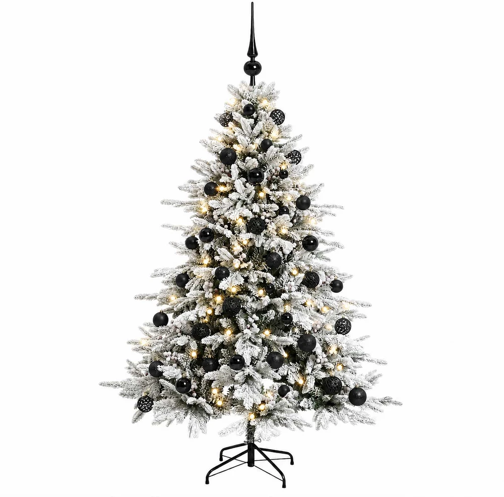 Dirbtinė kalėdinė eglutė su rutuliuku 120 cm 150 LED