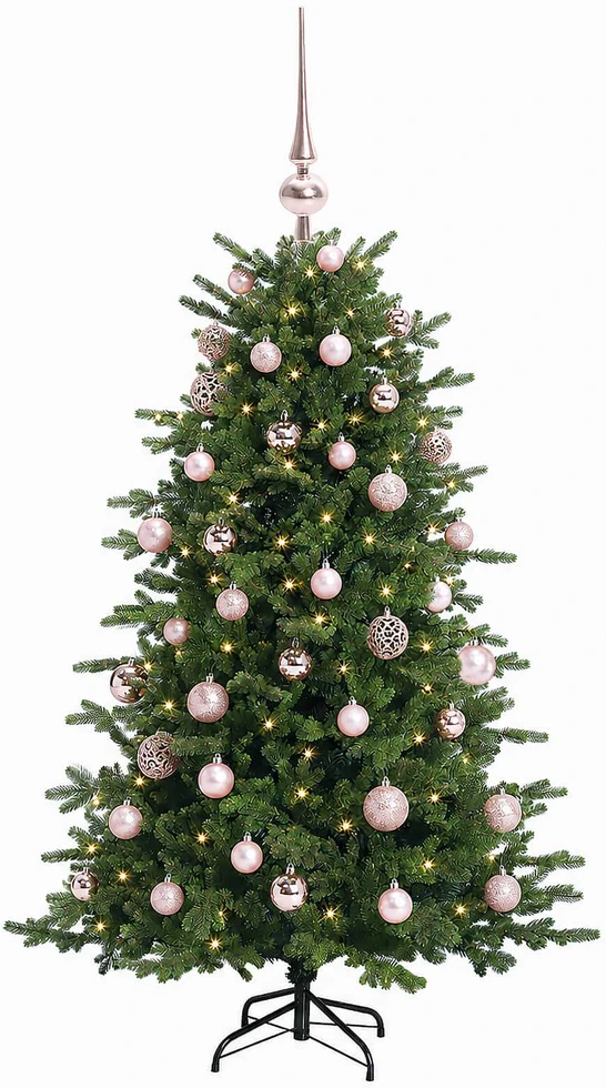 Dirbtinė kalėdinė eglutė su rutuliuku 120 cm 150 LED
