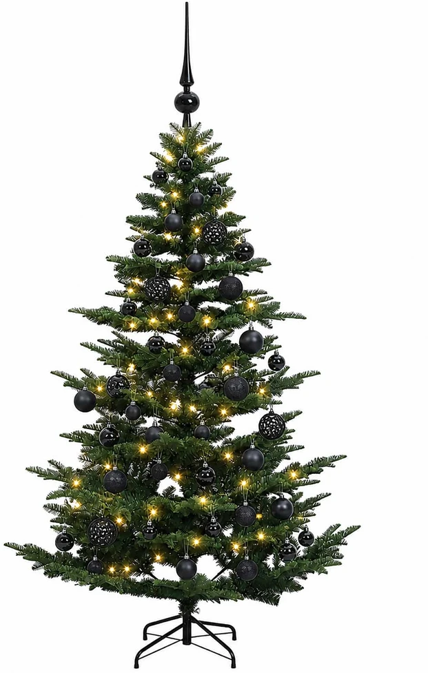 Dirbtinė kalėdinė eglutė su rutuliuku 120 cm 150 LED