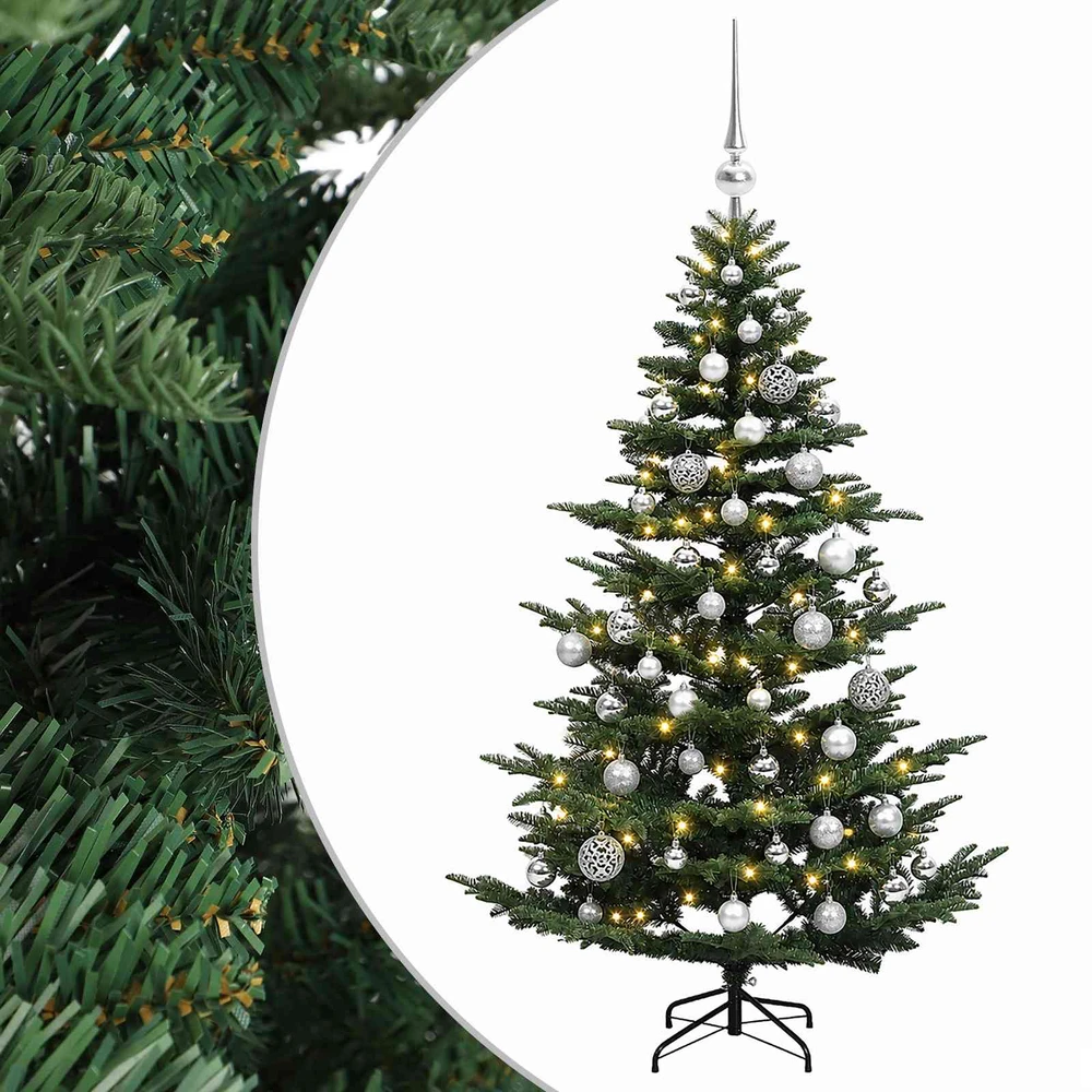 Dirbtinė kalėdinė eglutė su rutuliuku 120 cm 150 LED