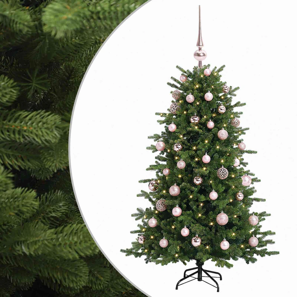 Dirbtinė kalėdinė eglutė su rutuliuku 120 cm 150 LED