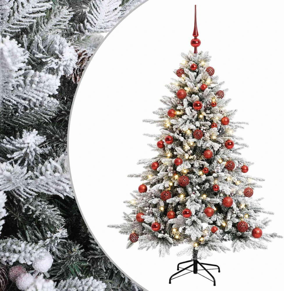 Dirbtinė kalėdinė eglutė su rutuliuku 120 cm 150 LED