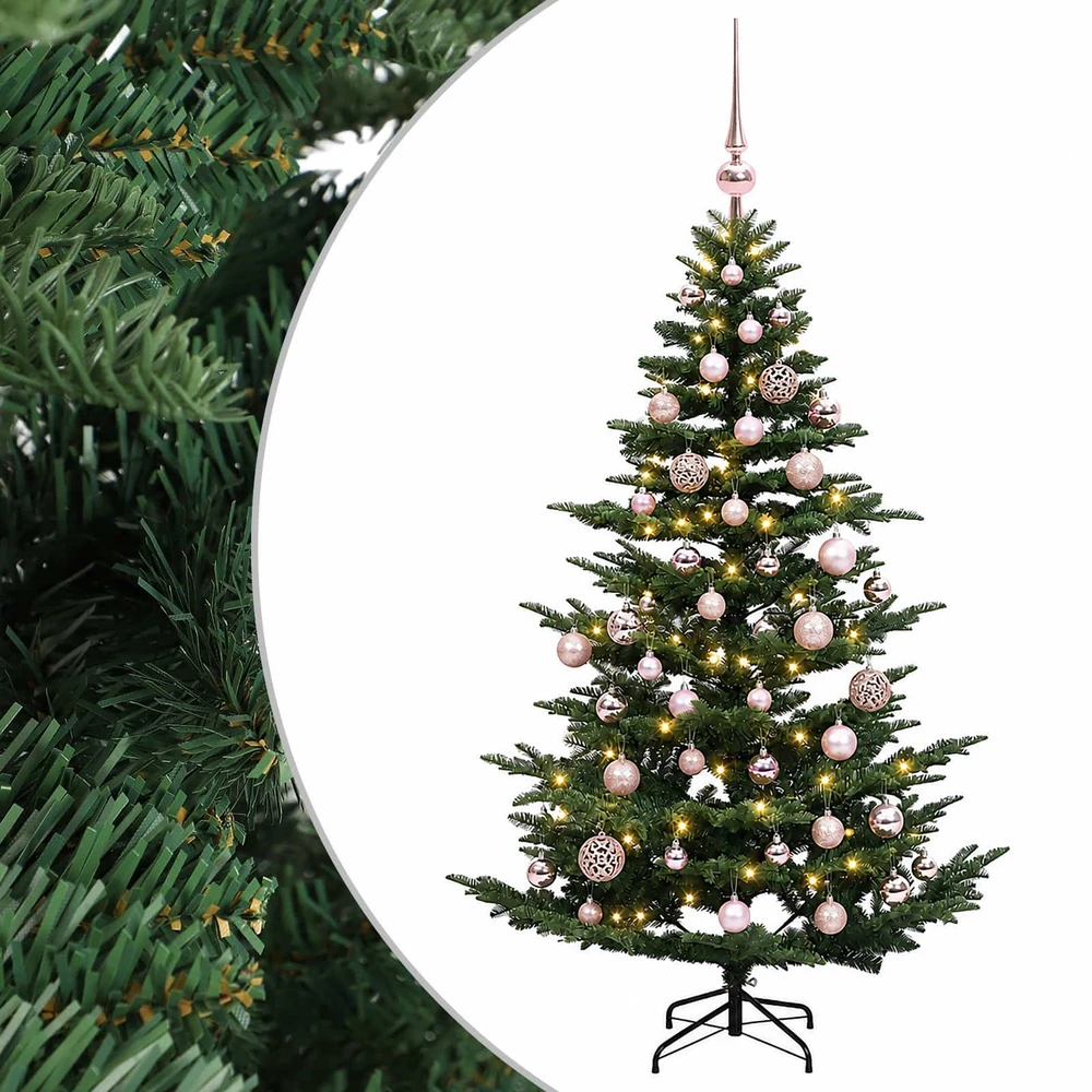 Dirbtinė kalėdinė eglutė su rutuliuku 120 cm 150 LED