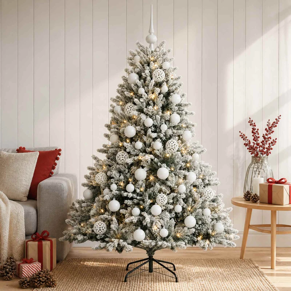Dirbtinė kalėdinė eglutė su rutuliuku 120 cm 150 LED