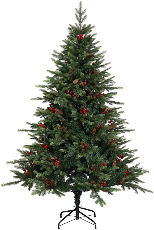 Dirbtinė kalėdinė eglutė su rutuliuku 120 cm 150 LED