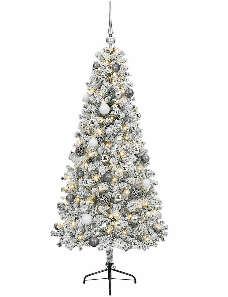 Dirbtinė kalėdinė eglutė su rutuliuku 120 cm 150 LED