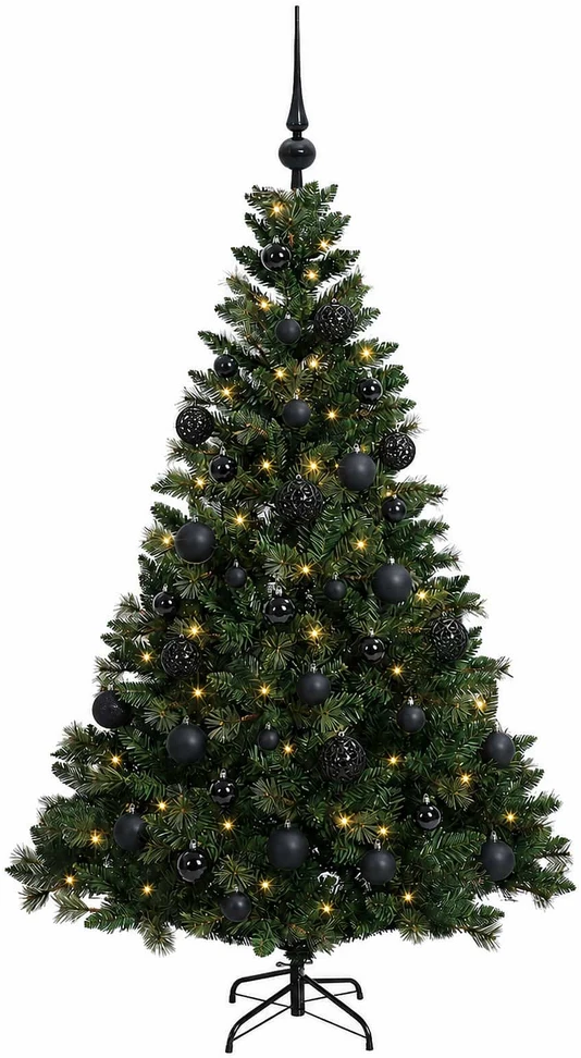 Dirbtinė kalėdinė eglutė su rutuliuku 120 cm 150 LED