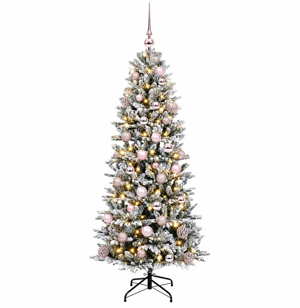 Dirbtinė kalėdinė eglutė su rutuliuku 120 cm 150 LED