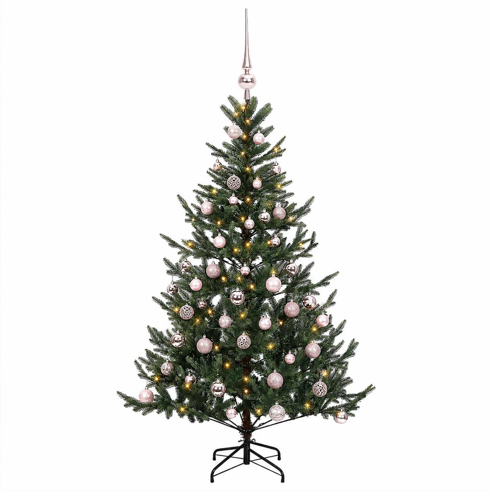 Dirbtinė kalėdinė eglutė su rutuliuku 120 cm 150 LED