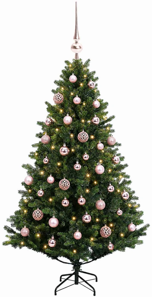 Dirbtinė kalėdinė eglutė su rutuliuku 120 cm 150 LED
