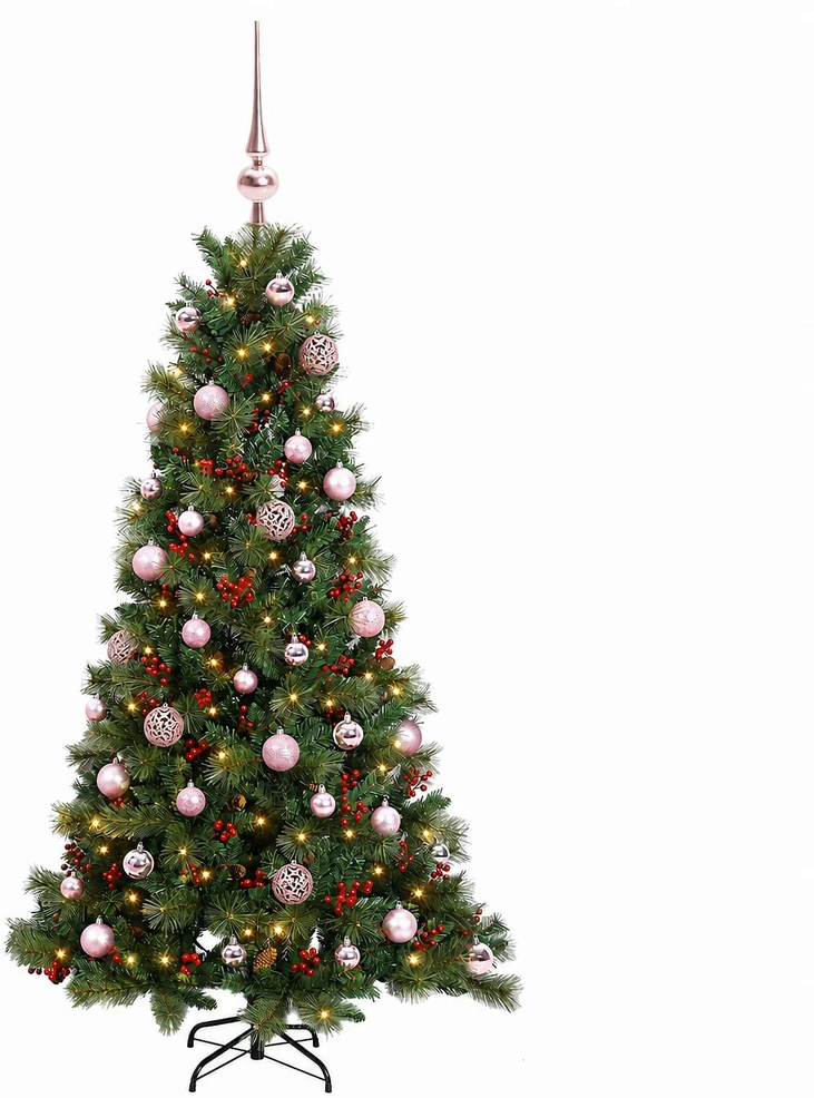 Dirbtinė kalėdinė eglutė su rutuliuku 120 cm 150 LED