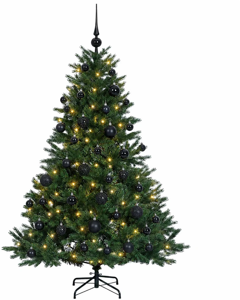 Dirbtinė kalėdinė eglutė su rutuliuku 120 cm 150 LED