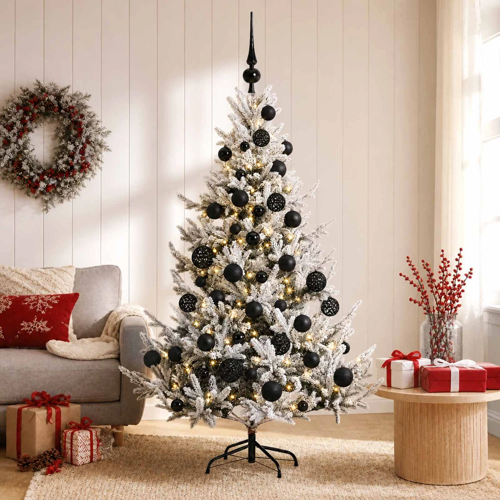 Dirbtinė kalėdinė eglutė su rutuliuku 120 cm 150 LED