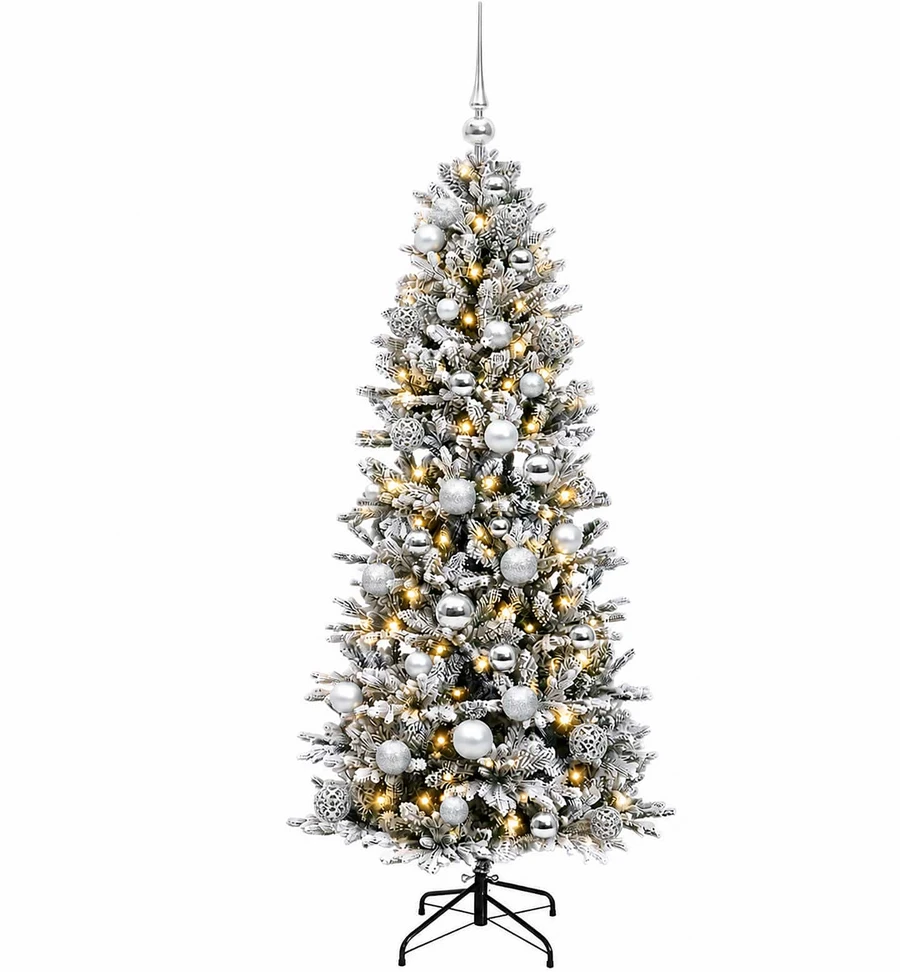Dirbtinė kalėdinė eglutė su rutuliuku 120 cm 150 LED