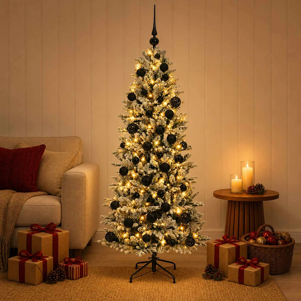 Dirbtinė kalėdinė eglutė su rutuliuku 120 cm 150 LED