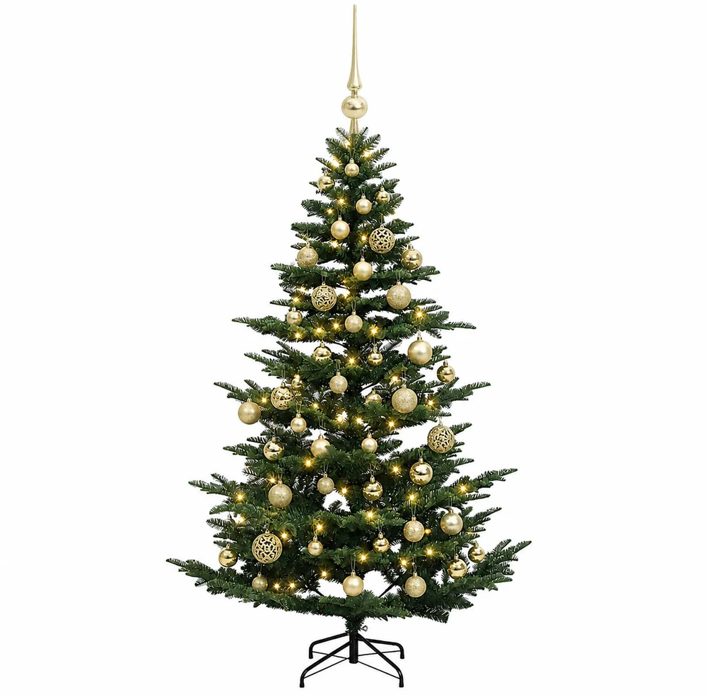 Dirbtinė kalėdinė eglutė su rutuliuku 150 cm 150 LED