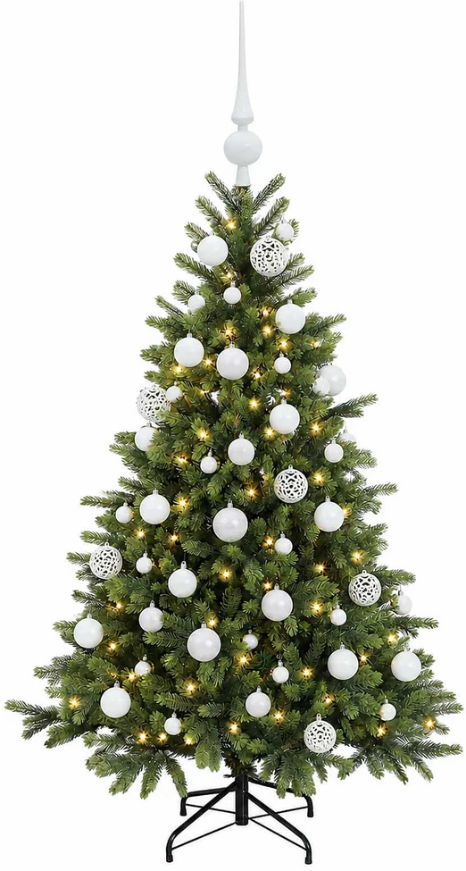 Dirbtinė kalėdinė eglutė su rutuliuku 150 cm 150 LED