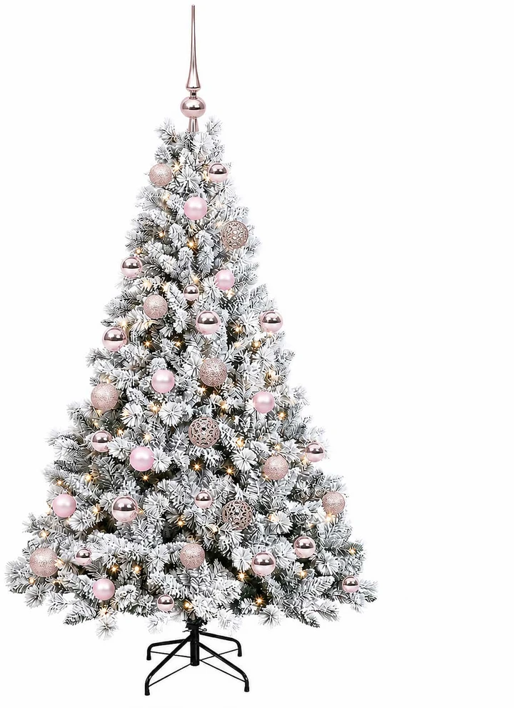 Dirbtinė kalėdinė eglutė su rutuliuku 150 cm 150 LED