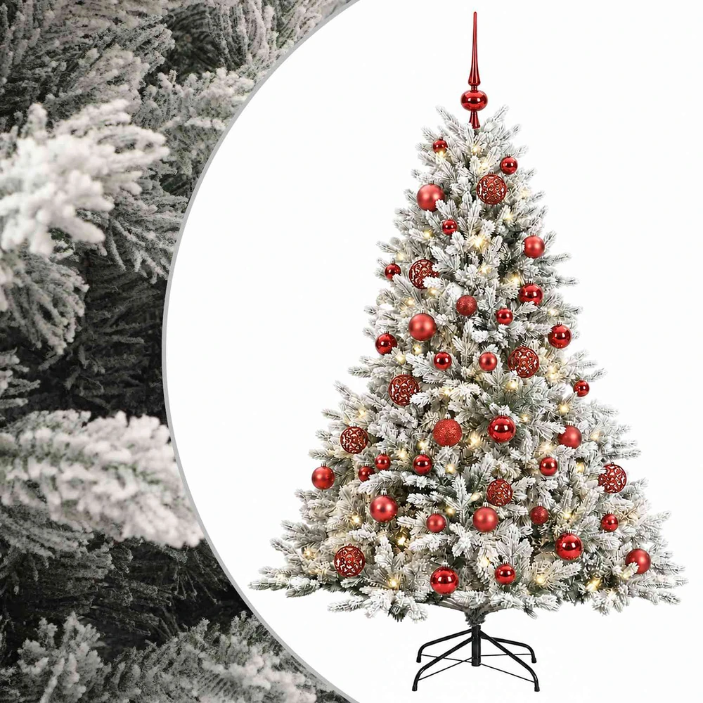 Dirbtinė kalėdinė eglutė su rutuliuku 150 cm 150 LED