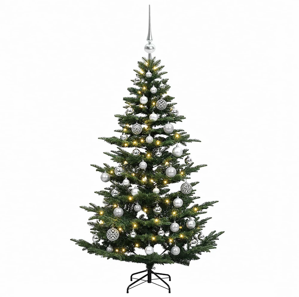Dirbtinė kalėdinė eglutė su rutuliuku 150 cm 150 LED