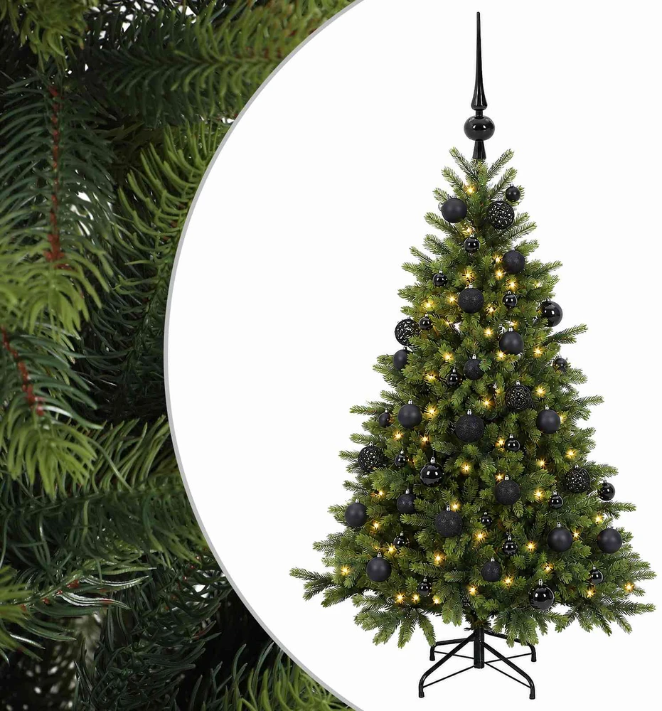 Dirbtinė kalėdinė eglutė su rutuliuku 150 cm 150 LED