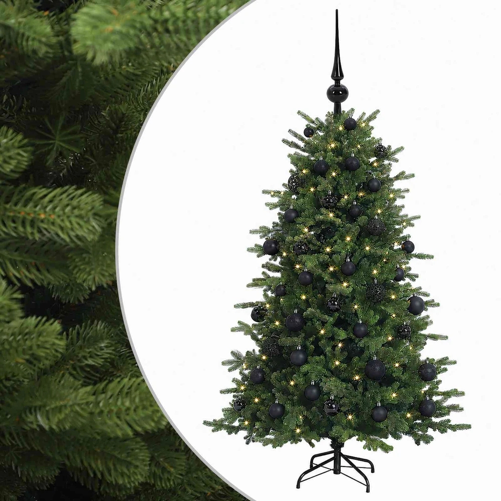 Dirbtinė kalėdinė eglutė su rutuliuku 150 cm 150 LED