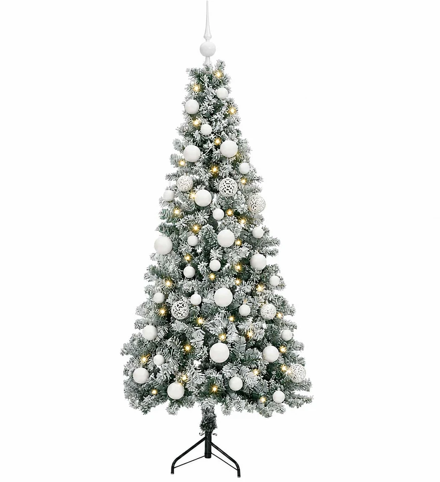 Dirbtinė kalėdinė eglutė su rutuliuku 150 cm 150 LED