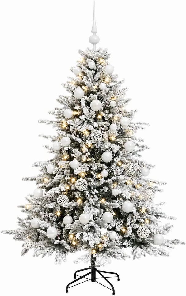Dirbtinė kalėdinė eglutė su rutuliuku 150 cm 150 LED