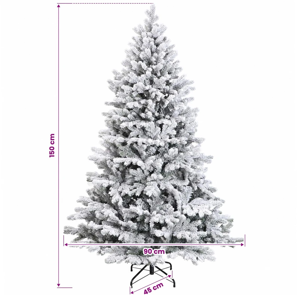 Dirbtinė kalėdinė eglutė su rutuliuku 150 cm 150 LED