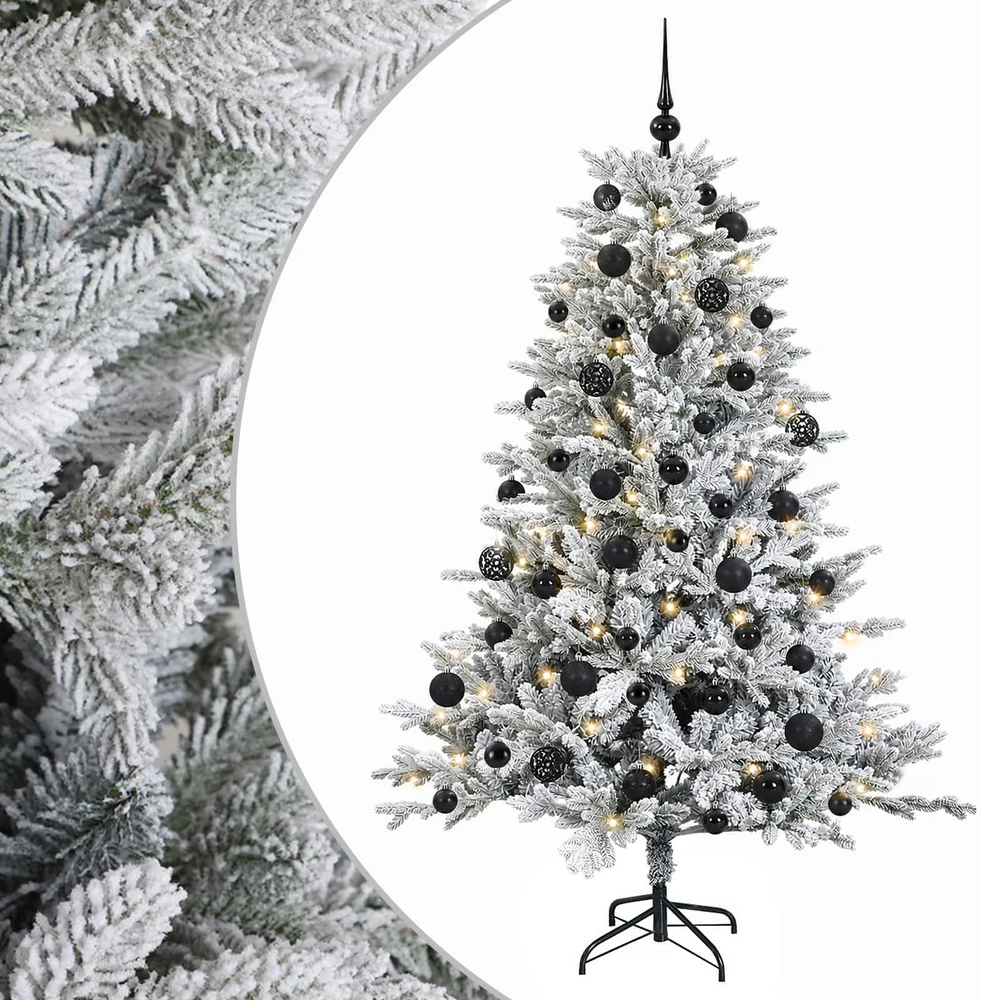 Dirbtinė kalėdinė eglutė su rutuliuku 150 cm 150 LED