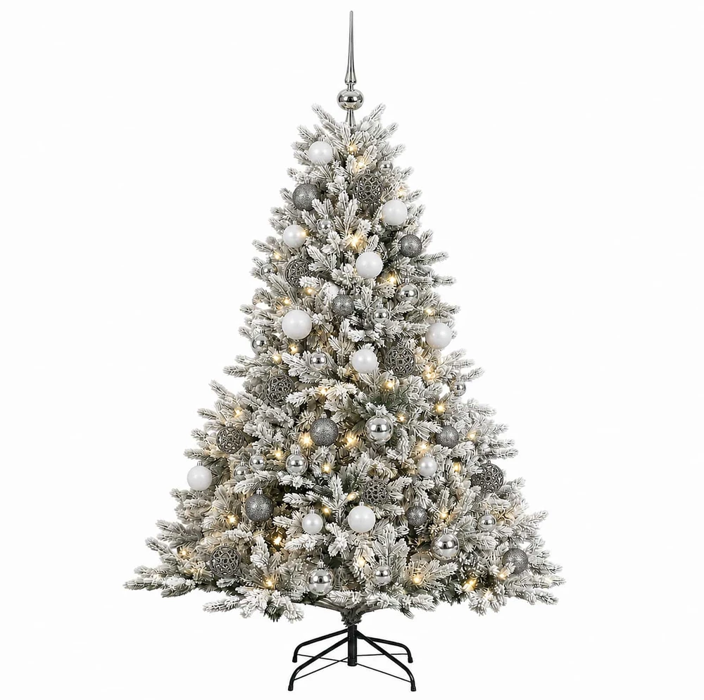 Dirbtinė kalėdinė eglutė su rutuliuku 150 cm 150 LED