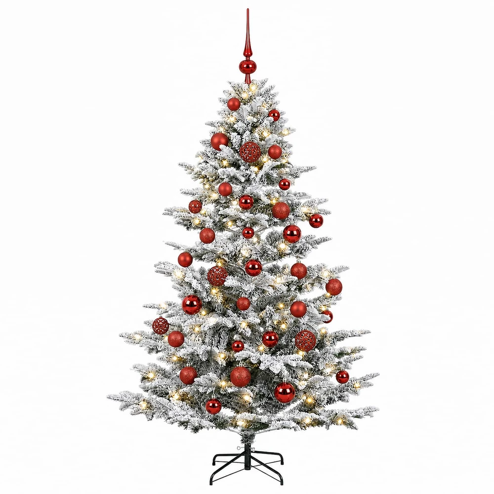 Dirbtinė kalėdinė eglutė su rutuliuku 150 cm 150 LED