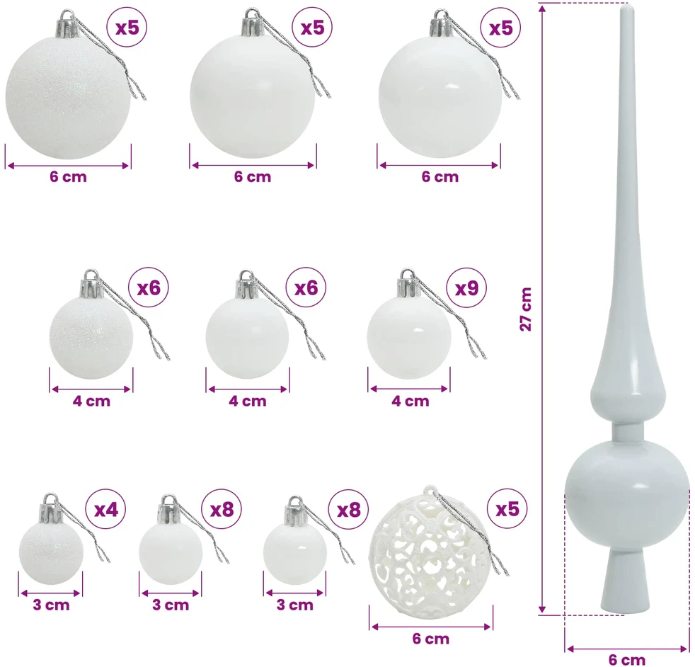 Dirbtinė kalėdinė eglutė su rutuliuku 150 cm 150 LED