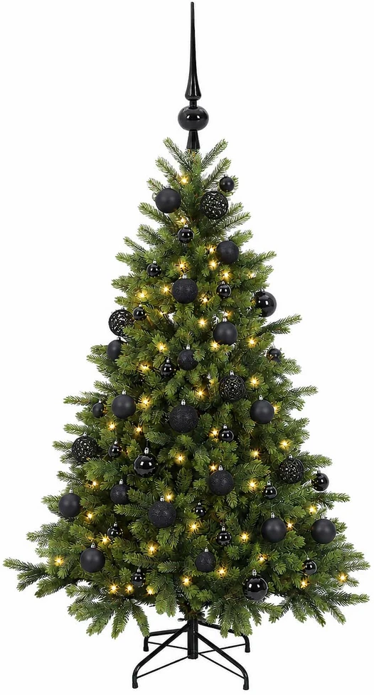 Dirbtinė kalėdinė eglutė su rutuliuku 150 cm 150 LED