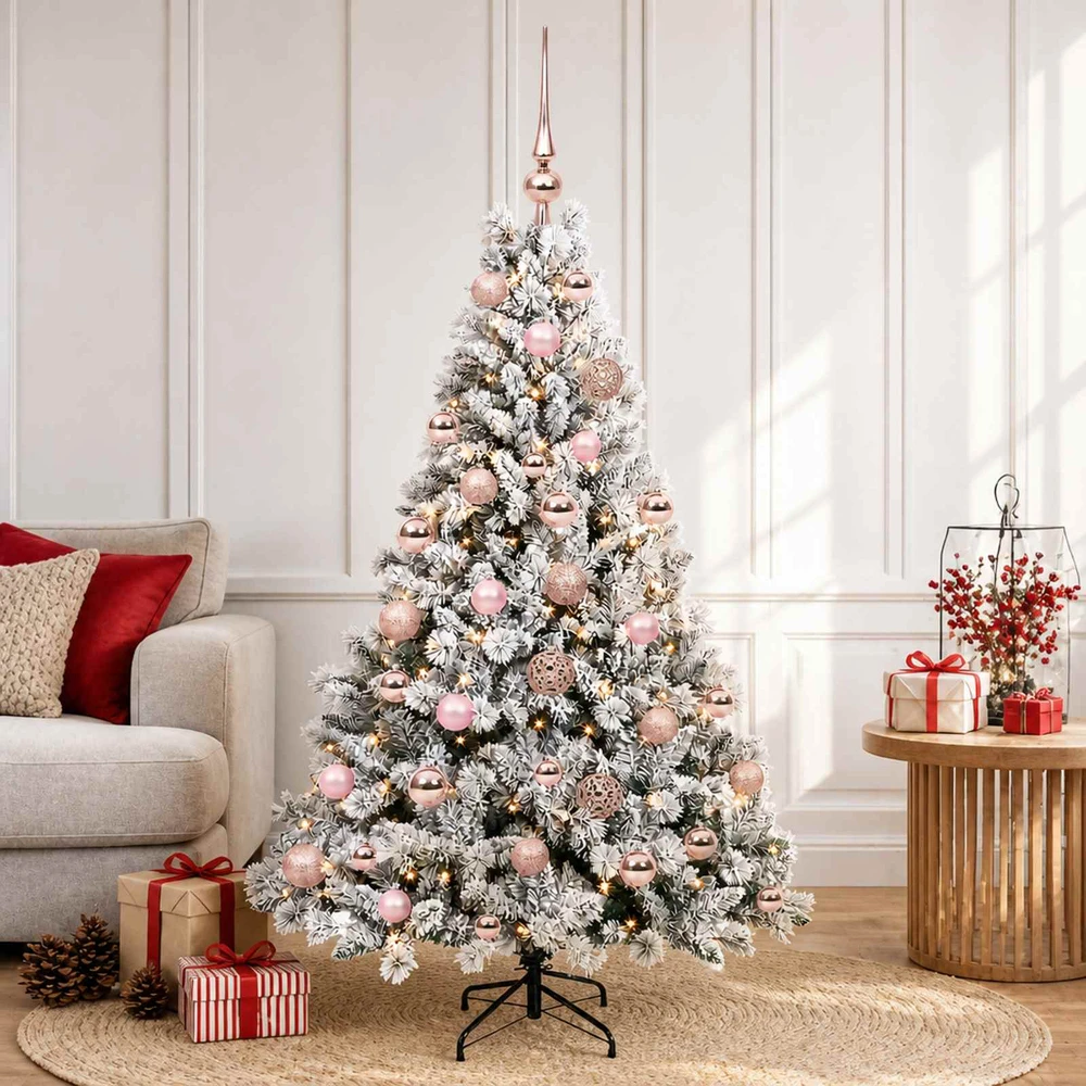 Dirbtinė kalėdinė eglutė su rutuliuku 150 cm 150 LED