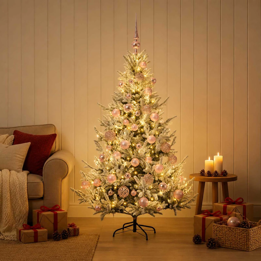 Dirbtinė kalėdinė eglutė su rutuliuku 150 cm 150 LED