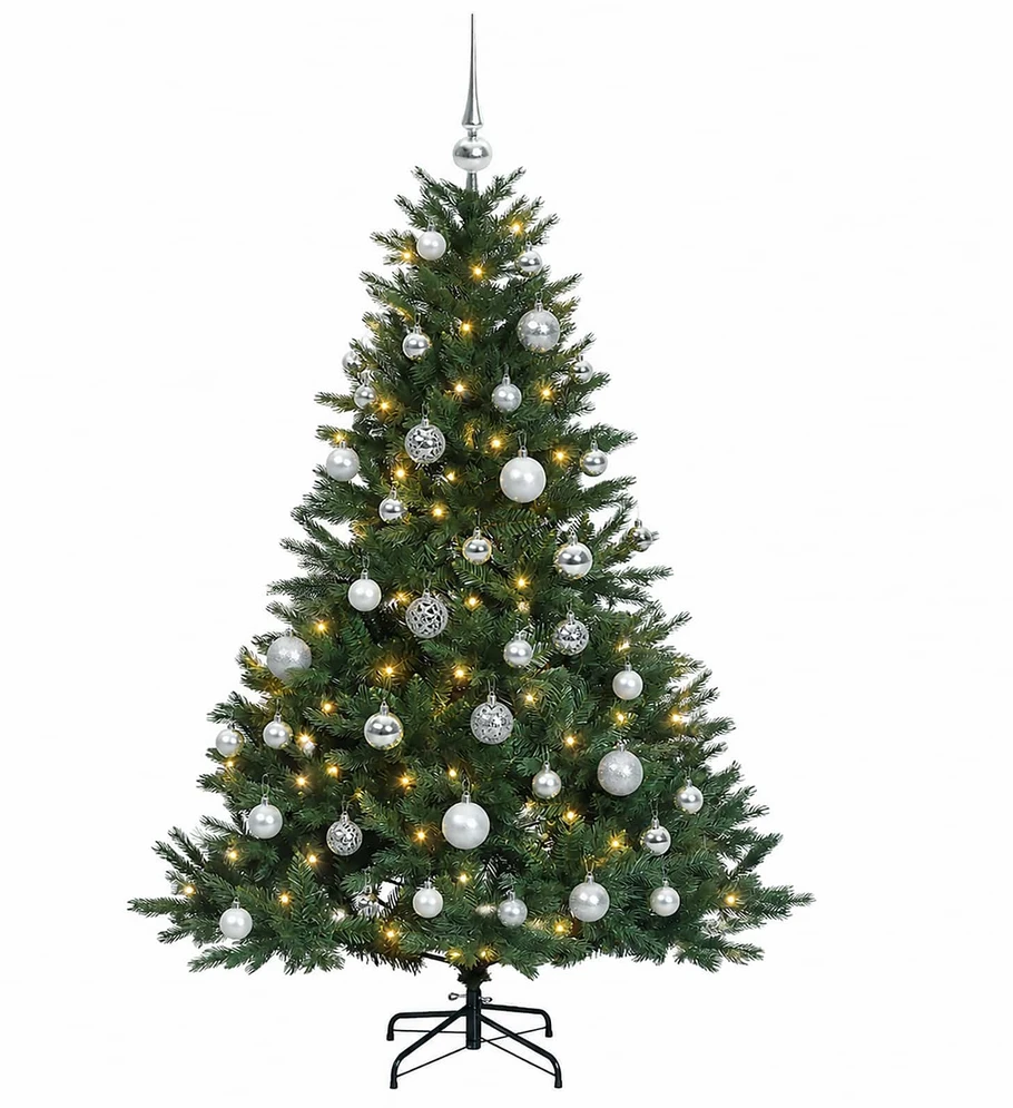 Dirbtinė kalėdinė eglutė su rutuliuku 150 cm 150 LED
