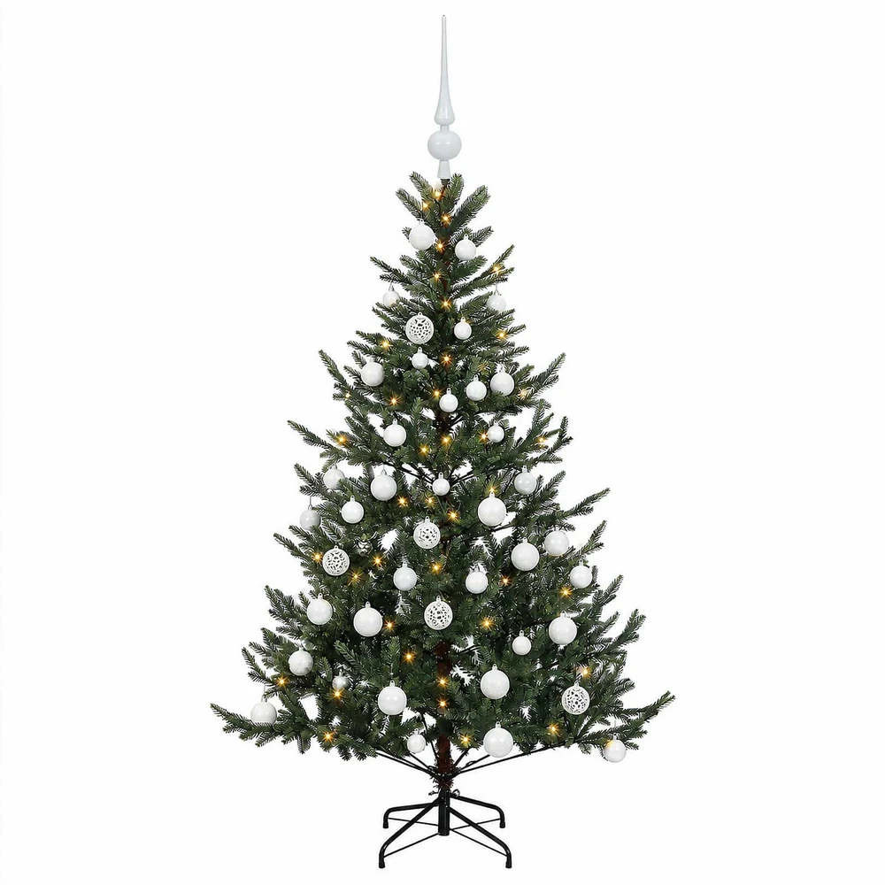 Dirbtinė kalėdinė eglutė su rutuliuku 150 cm 150 LED