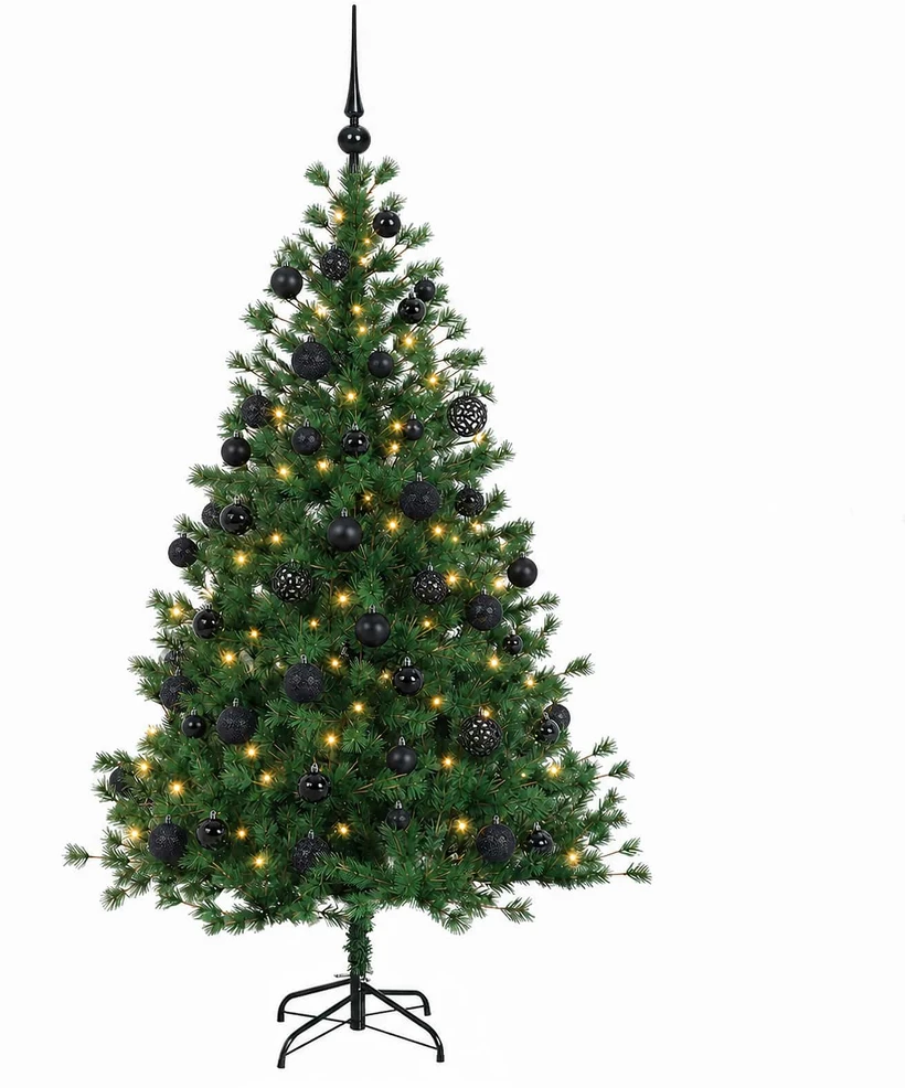 Dirbtinė kalėdinė eglutė su rutuliuku 150 cm 150 LED