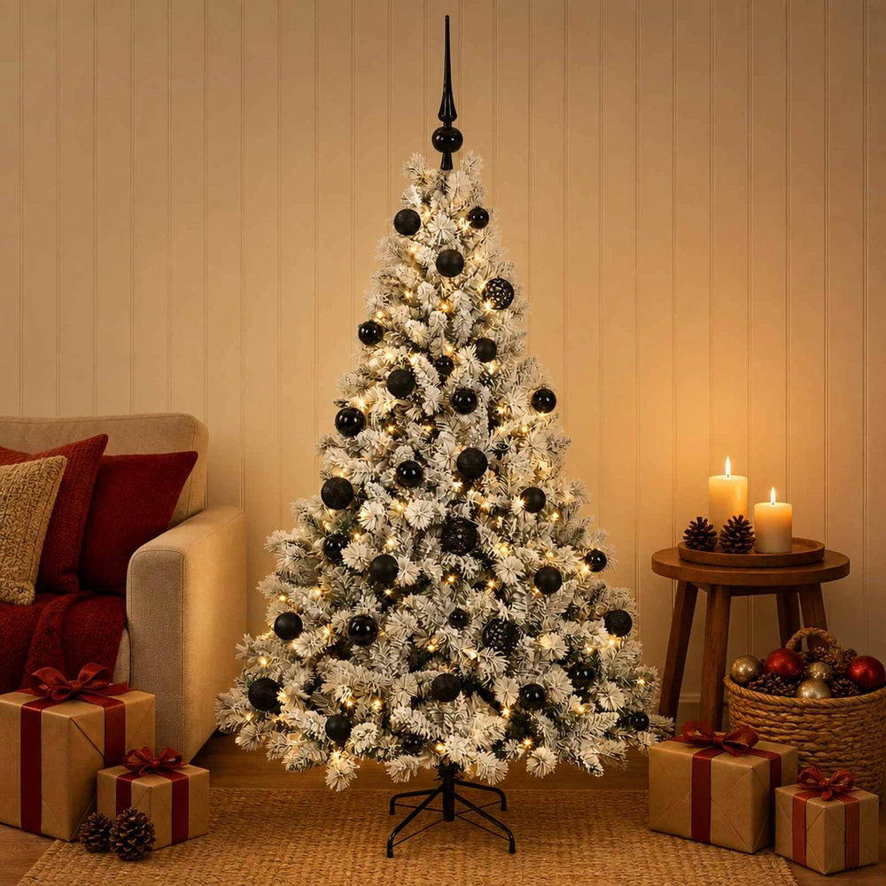 Dirbtinė kalėdinė eglutė su rutuliuku 150 cm 150 LED