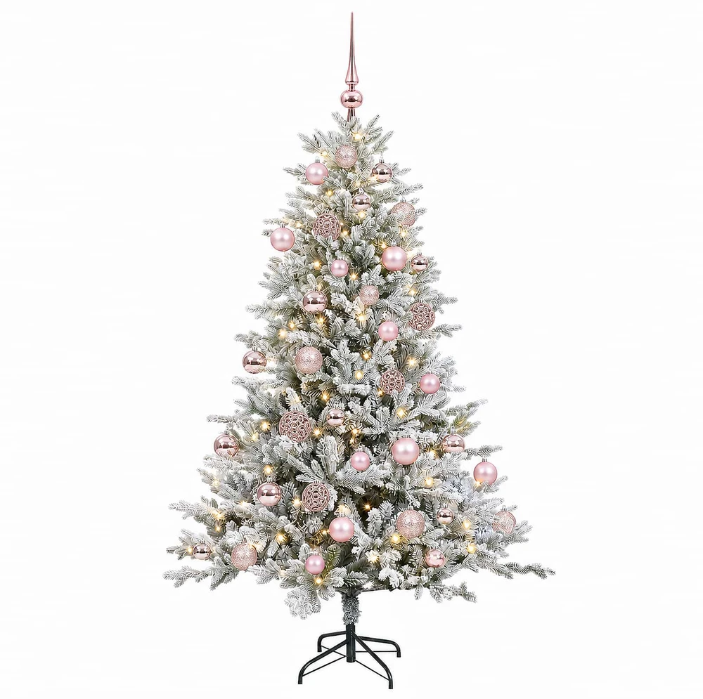 Dirbtinė kalėdinė eglutė su rutuliuku 150 cm 150 LED
