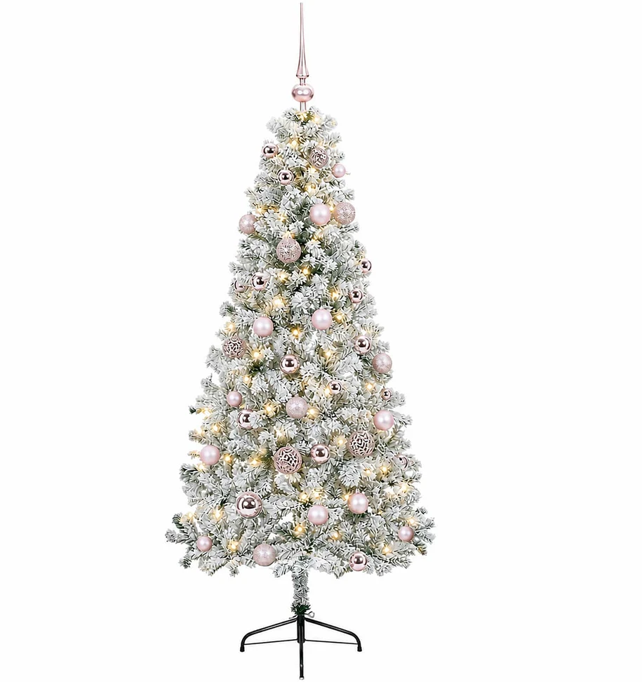 Dirbtinė kalėdinė eglutė su rutuliuku 150 cm 150 LED