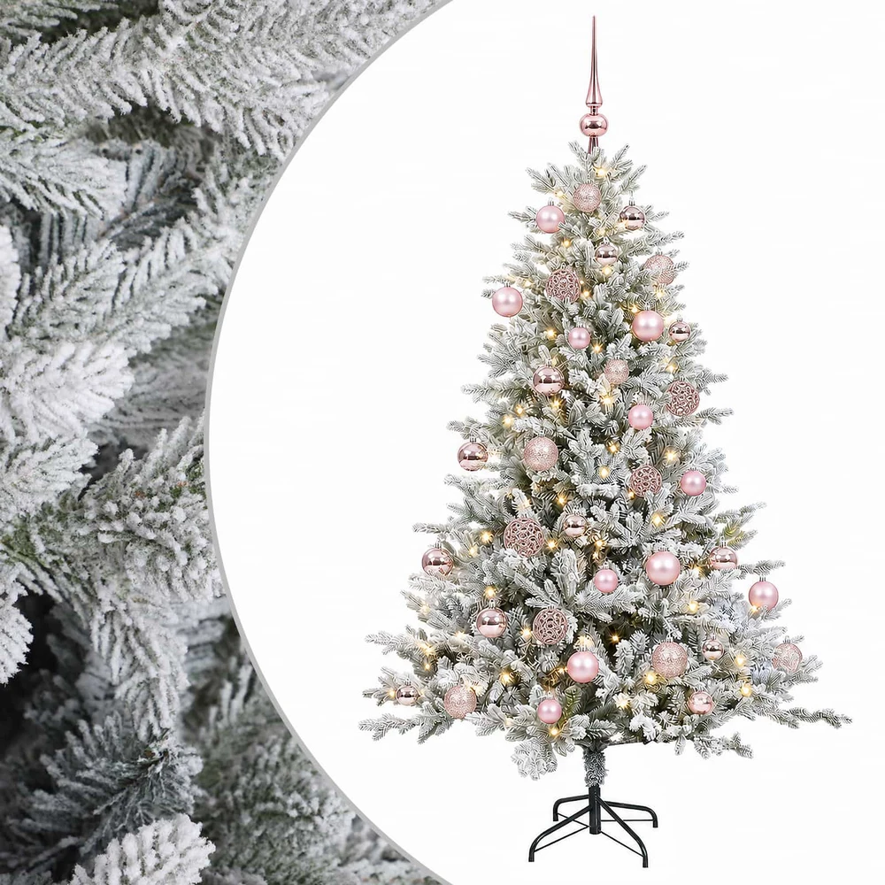 Dirbtinė kalėdinė eglutė su rutuliuku 150 cm 150 LED